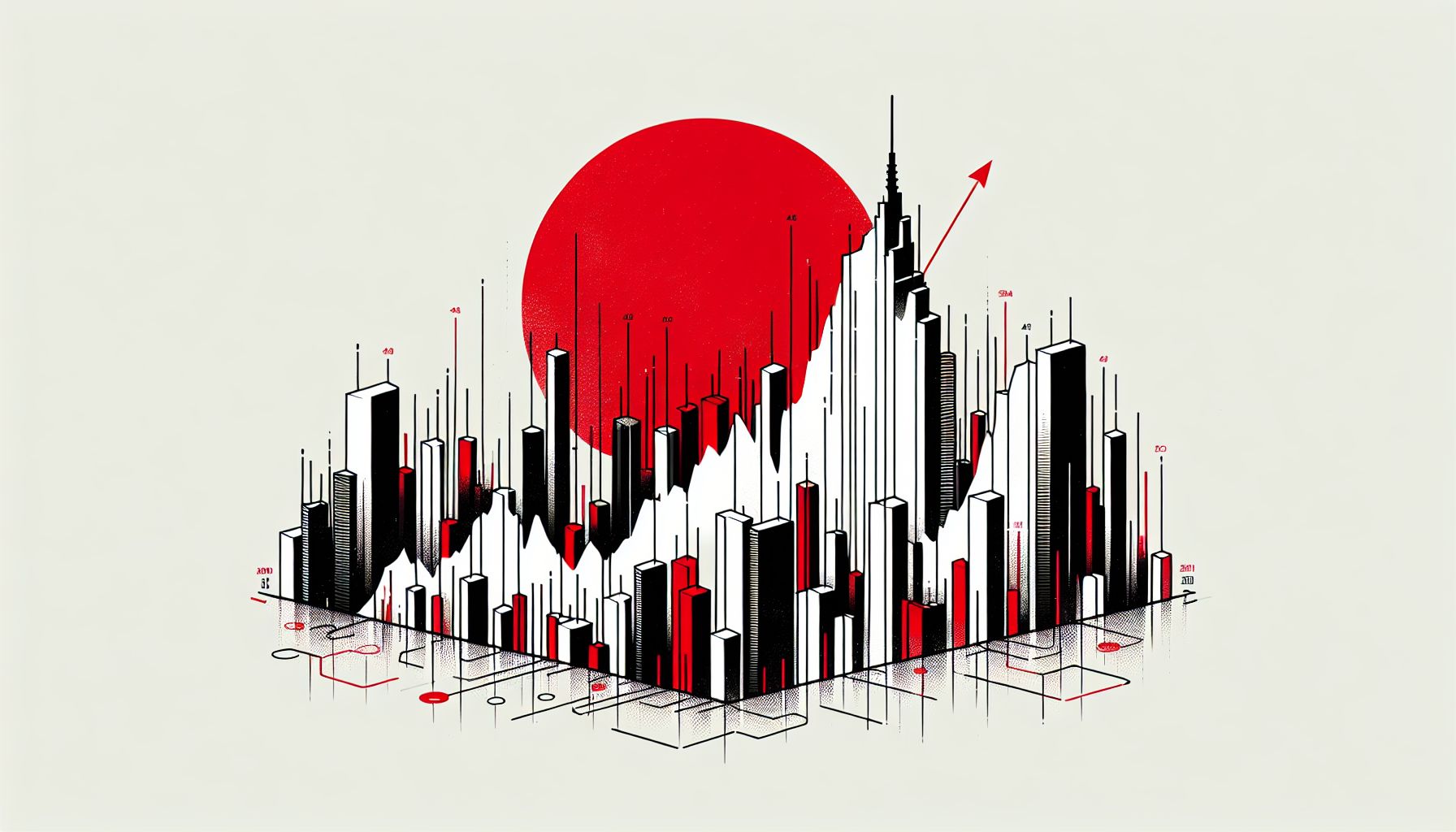 Nikkei Index Bereikt Recordhoogte van 43.000 Yen