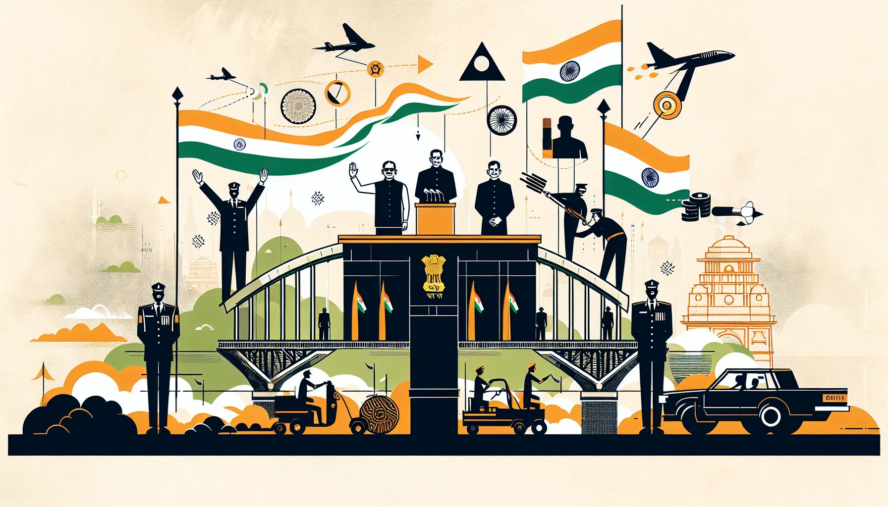 India viert 79e Onafhankelijkheidsdag met thema 'Naya Bharat'