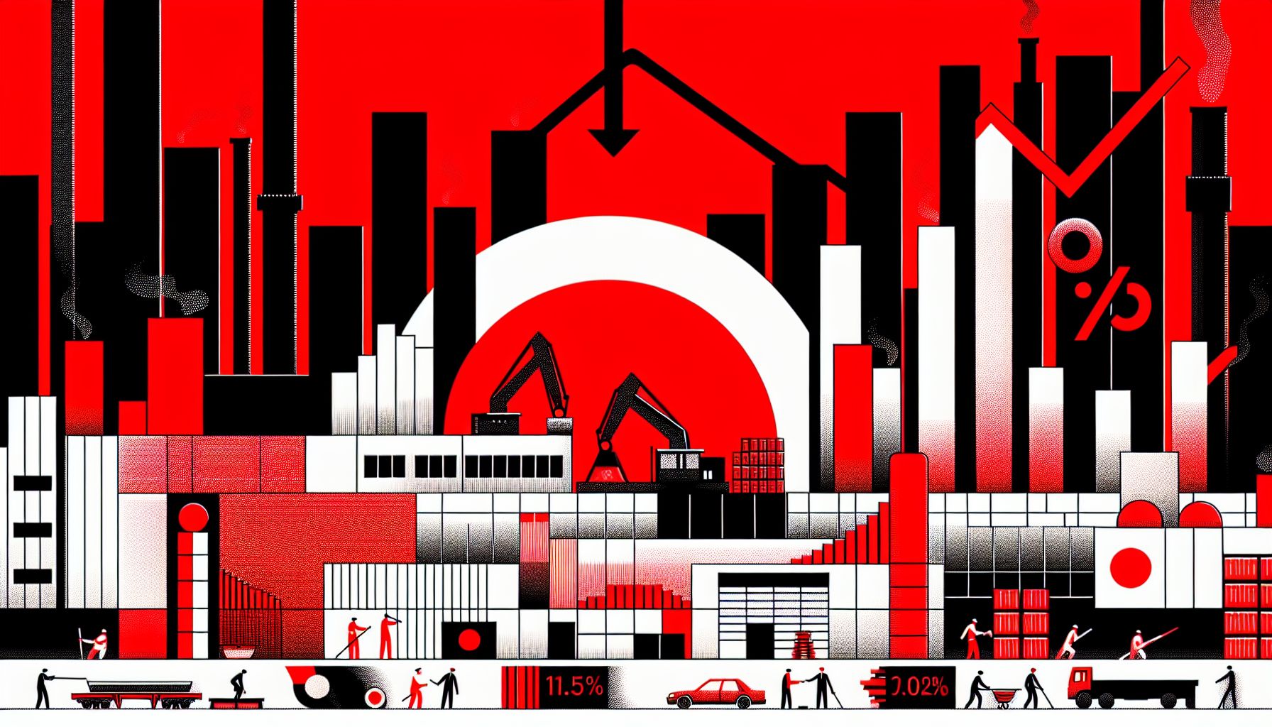 Japanse Productie-industrie Ziet Winst Dalen door Amerikaanse Tarieven