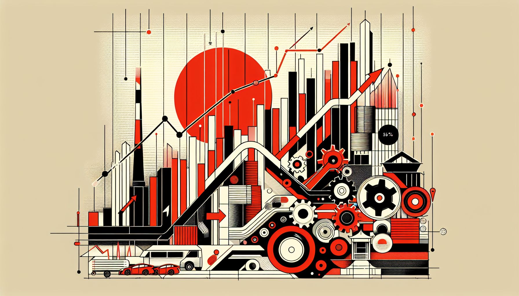 Industrieel Productieniveau Japan Stijgt met 0,5% in Mei 2025