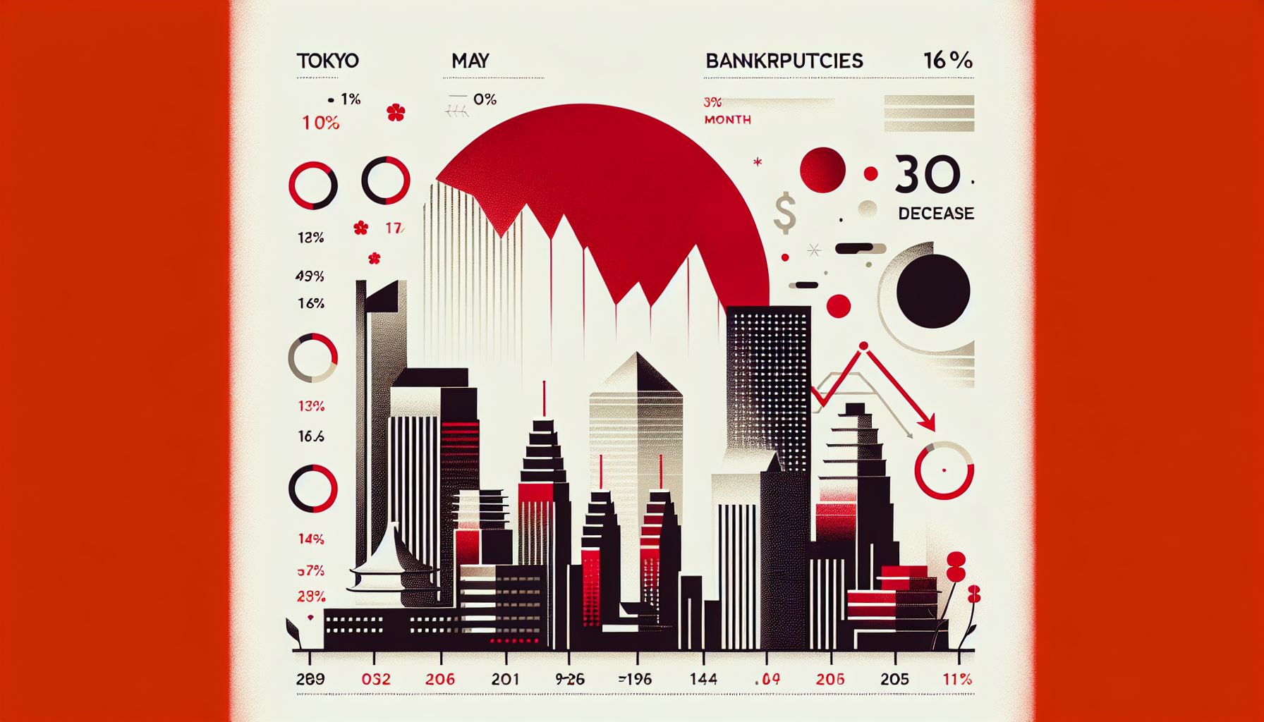 Daling in Faillissementen biedt Positieve Vooruitzichten voor Tokyo