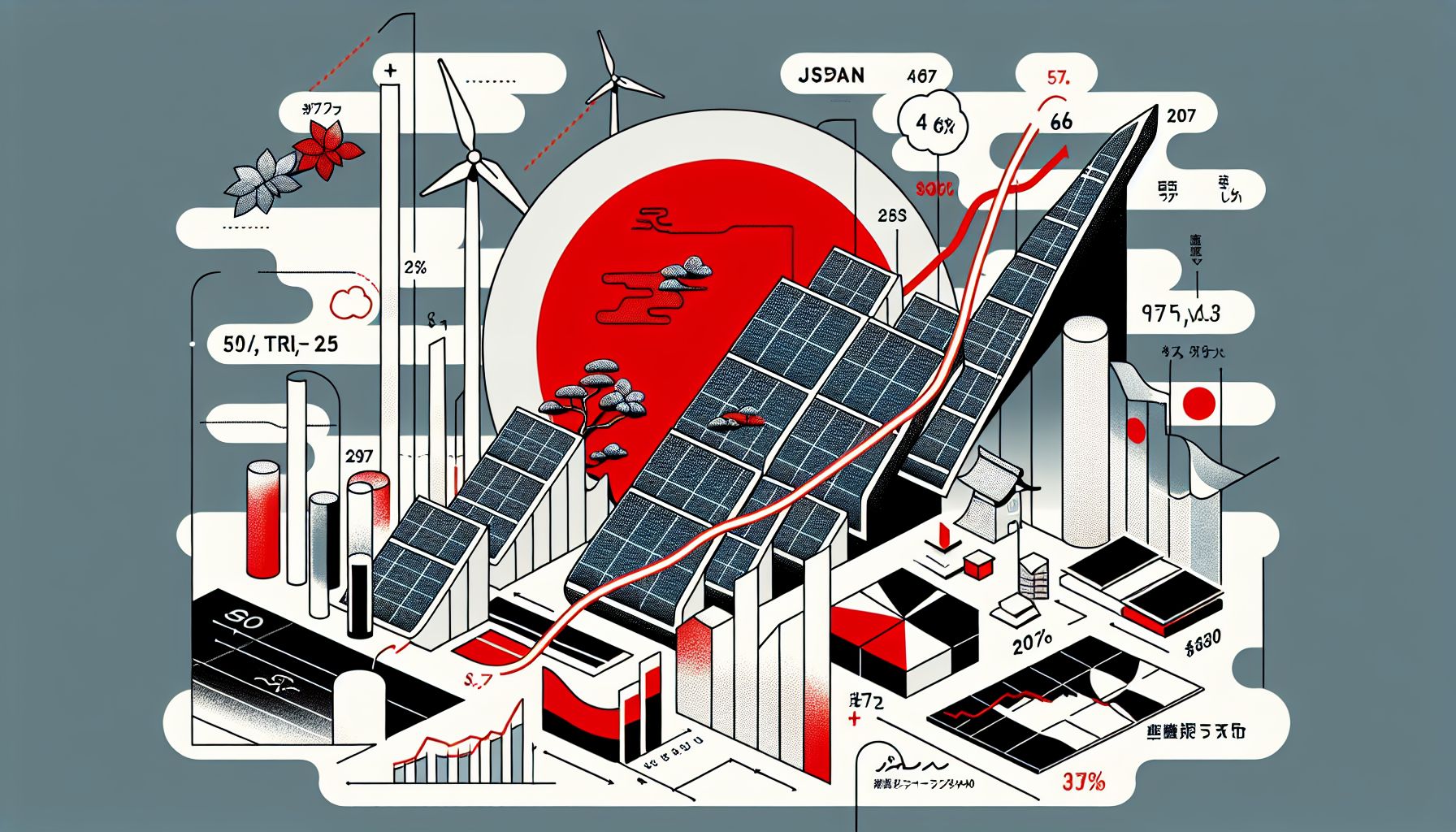 Exponentiële Groei van Perovskiet Zonne-energiemarkt in Japan Verwacht tot 2040