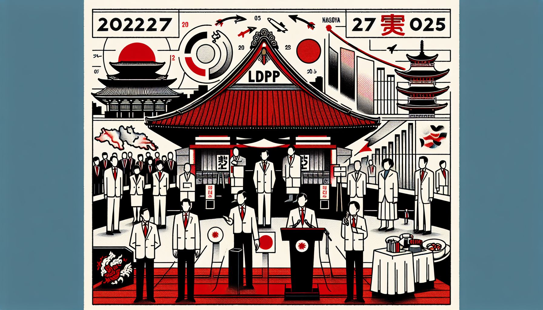 LDP Leiderschapsverkiezingen: Cruciale Campagnebijeenkomsten in Japan