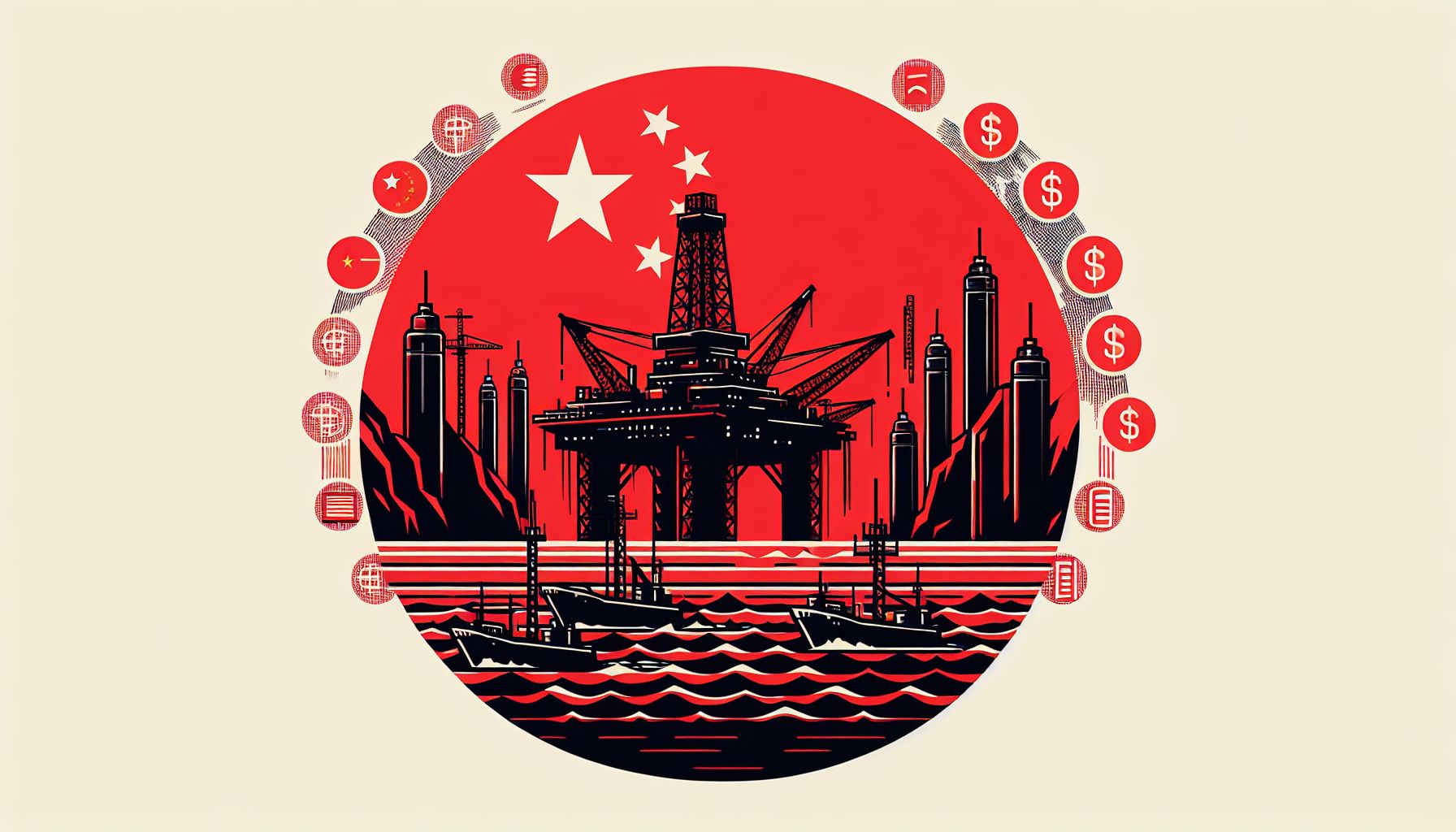 Chinese Ontdekt Groot Olieveld nabij Shenzhen