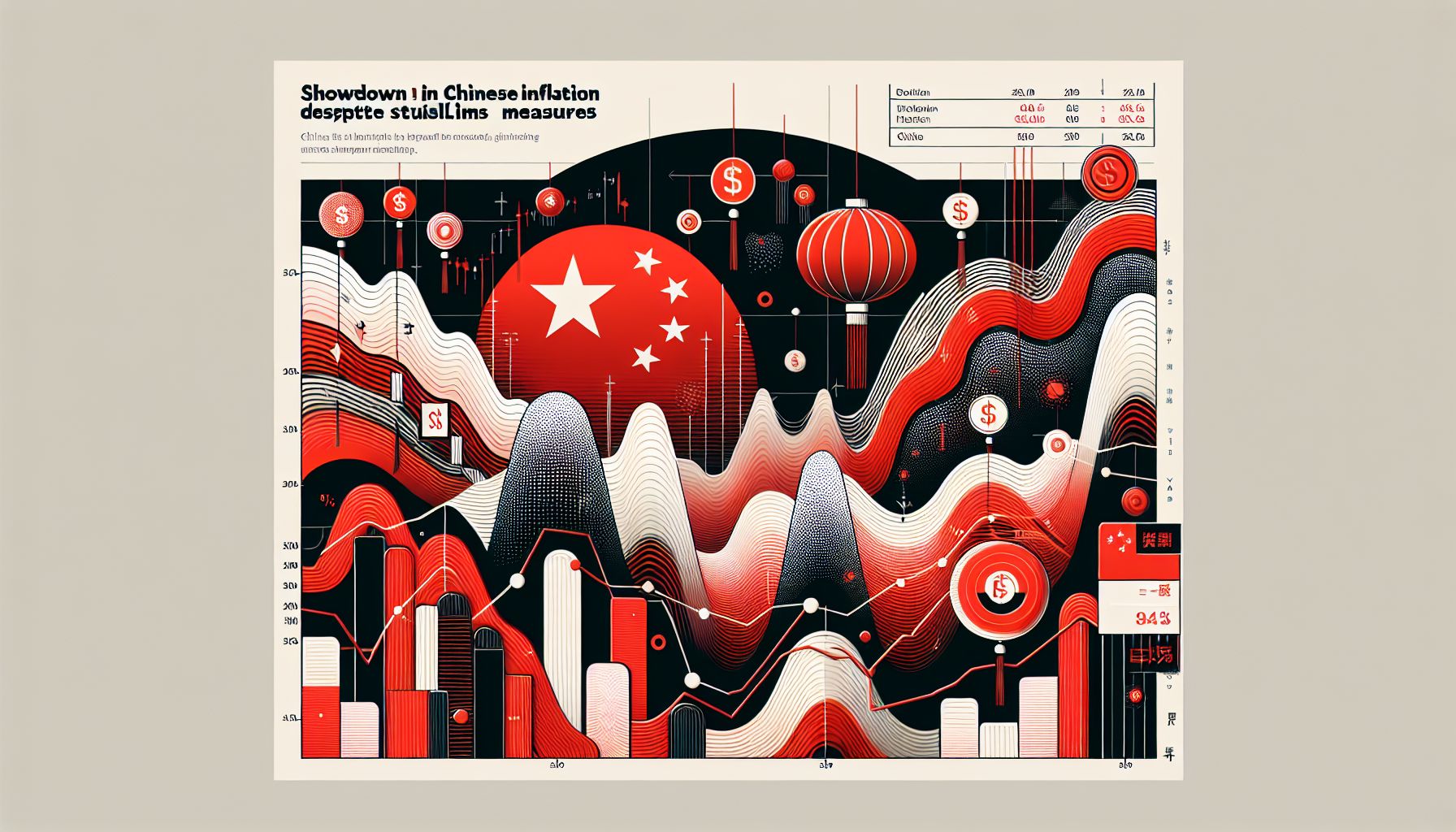Chinese inflatie vertraagt ondanks stimuleringsmaatregelen