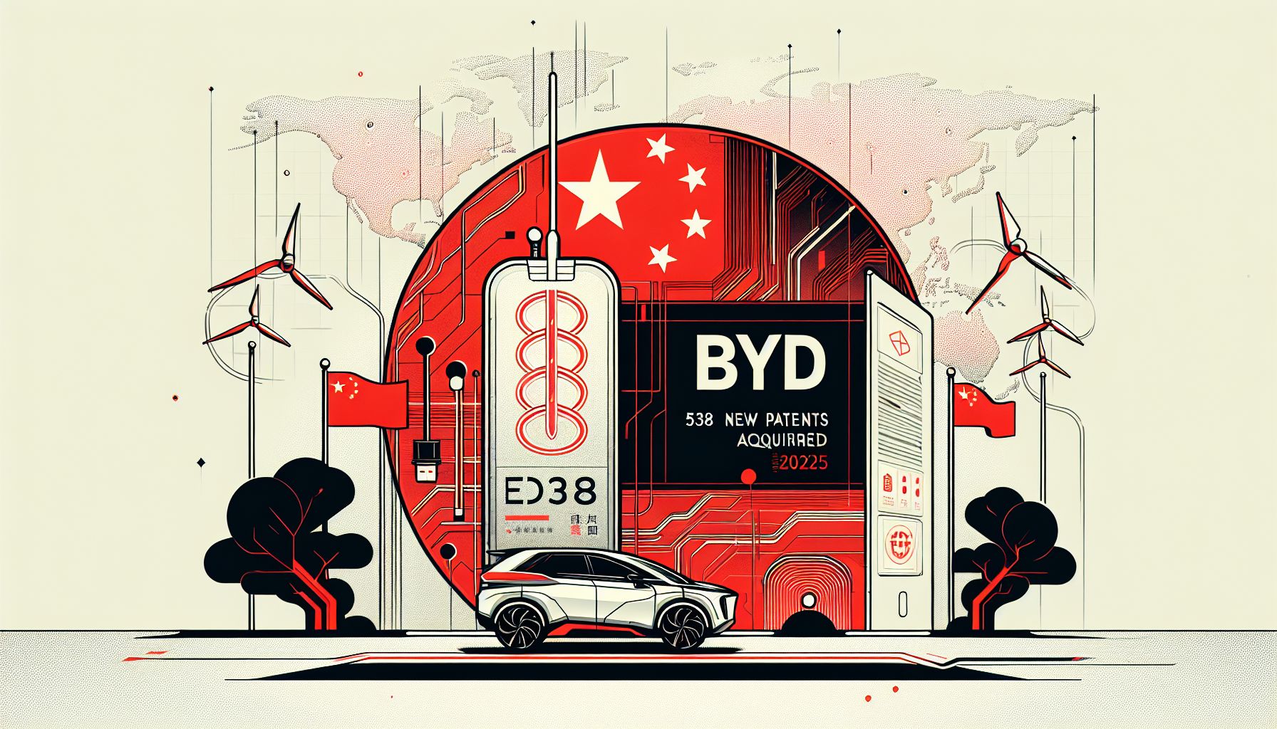 BYD versterkt innovatiekracht met 538 nieuwe patenten in 2025