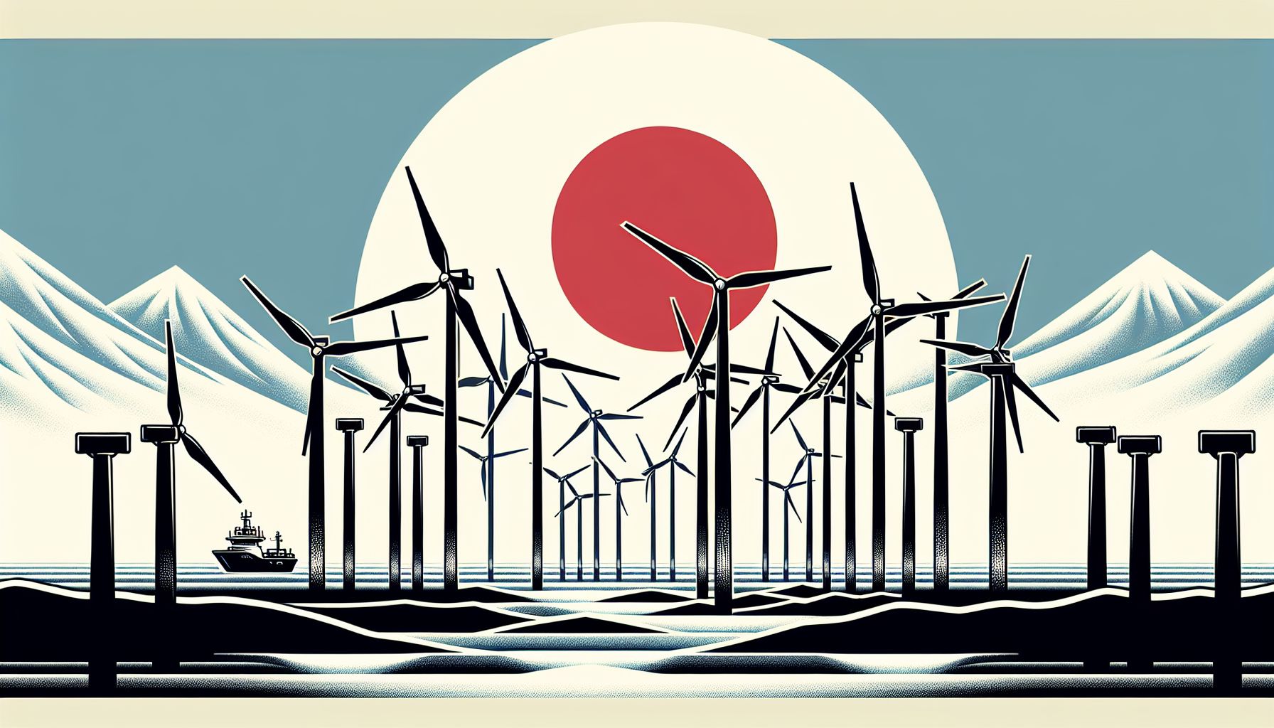 Mega-windmolenpark voor Japanse kust: Kansai Electric en RWE bundelen krachten
