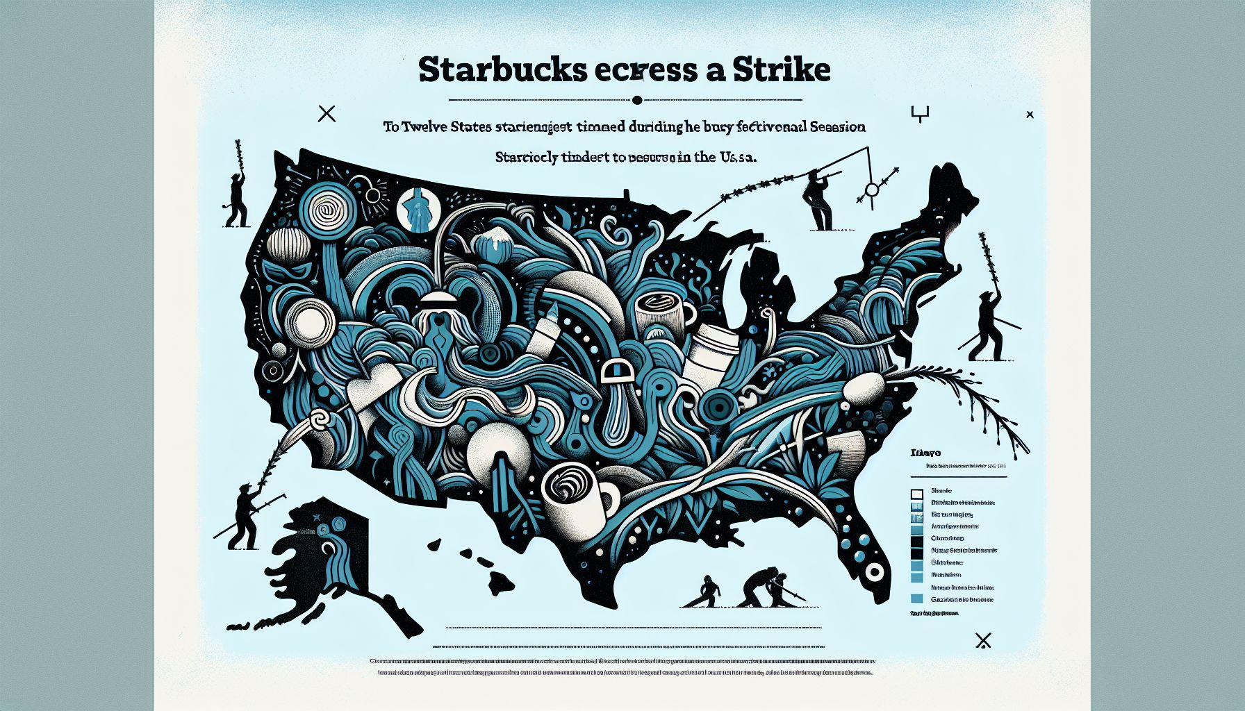 Starbucks werknemers breiden staking uit naar twaalf staten in VS