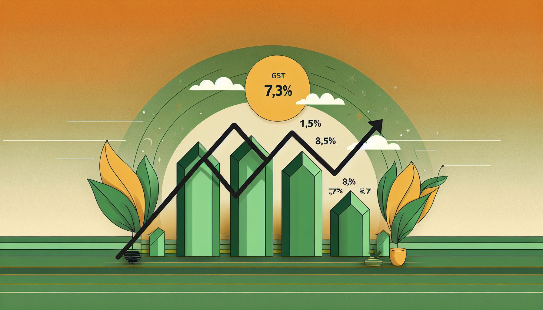 Groei GST-inkomsten India Vertraagt tot 7,3% in December 2024