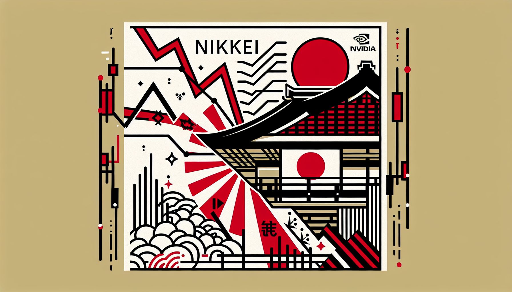 Nikkei-index keldert door tarif-uitdagingen en Nvidia-problemen