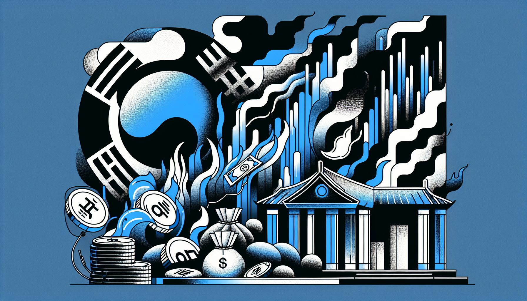 Bank of Korea biedt 75 miljard won aan noodleningen voor brandschade