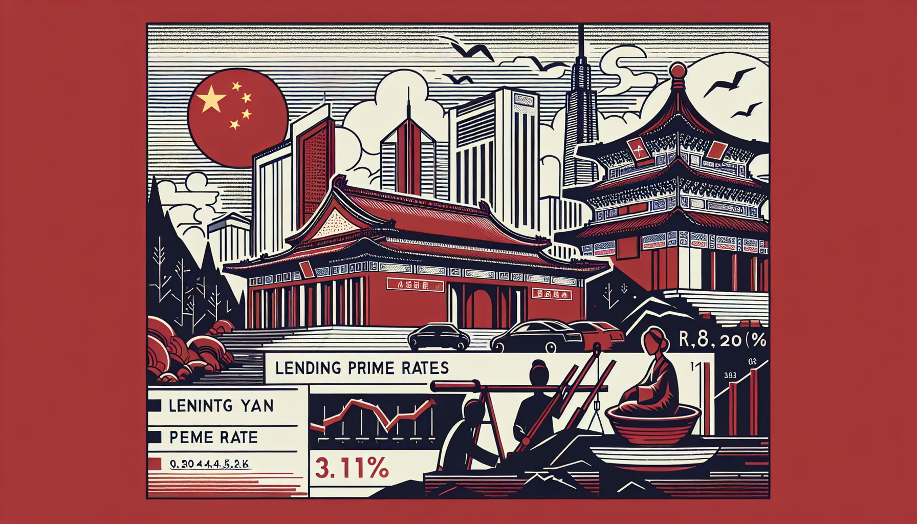People's Bank of China handhaaft stabiele rentetarieven