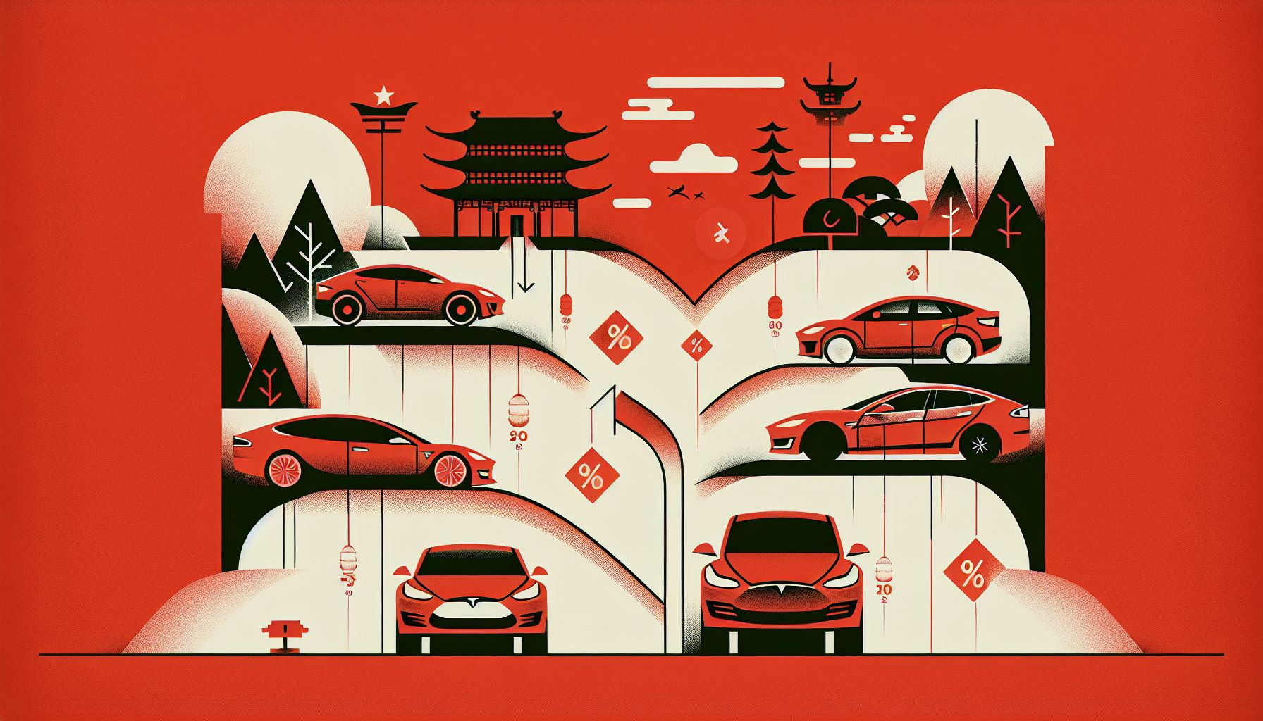 Tesla Intensiveert Prijzenoorlog op Chinese Automarkt met €1.000 Korting