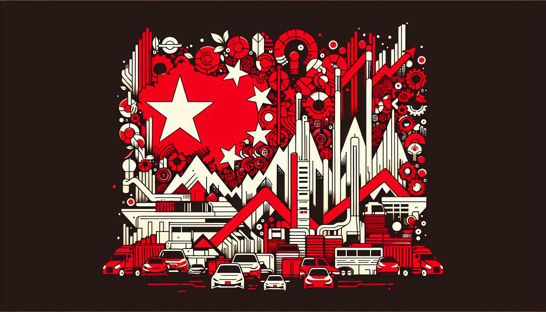 Chinese industriële productie stijgt ondanks vertraging