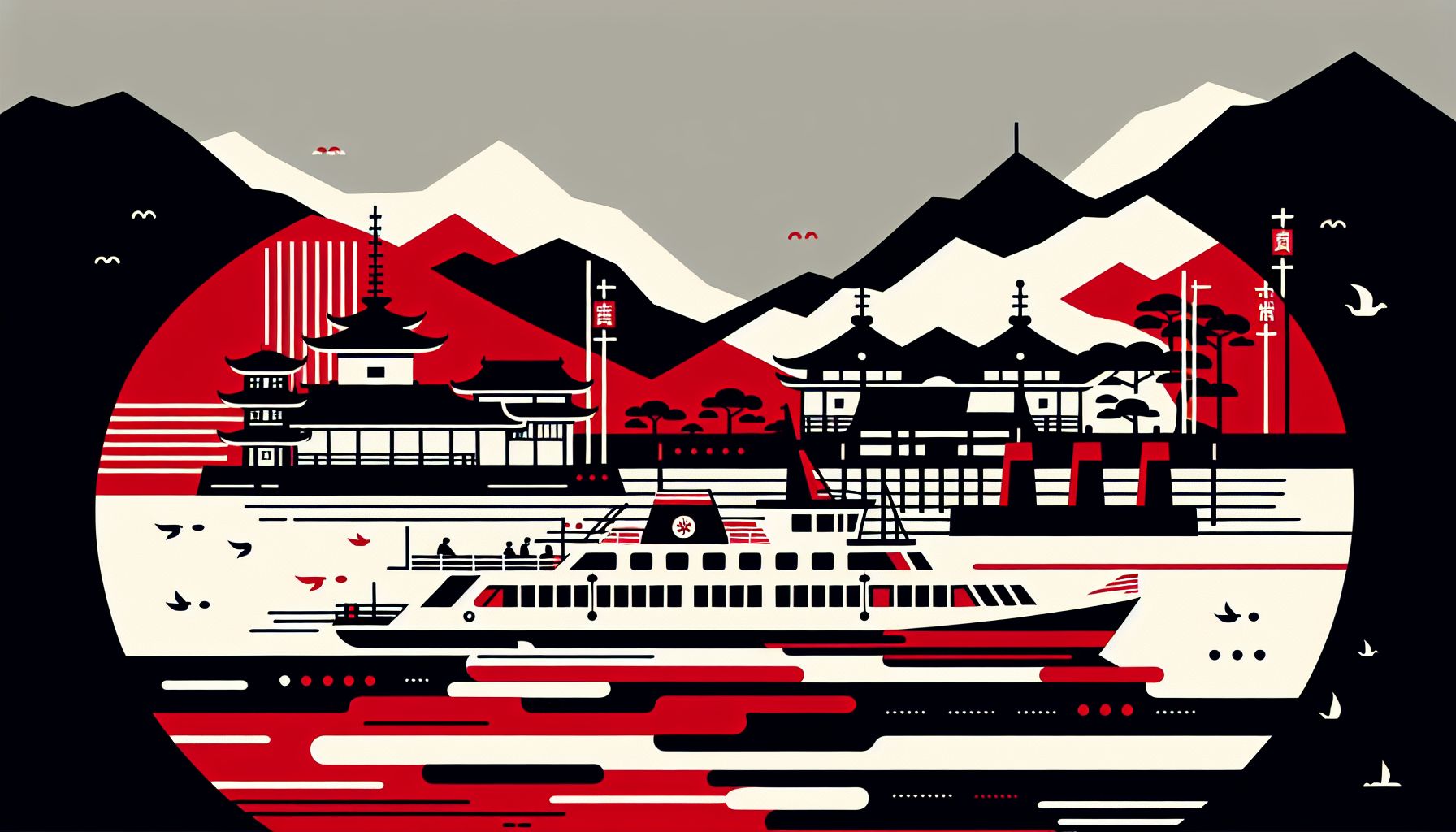 Sakurajima-ferry stopt nachtdiensten vanaf oktober 2025 om tekort tegen te gaan