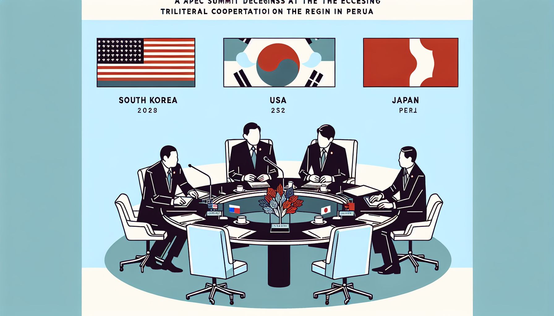 Yoon, Biden en Ishiba bespreken Noord-Koreaanse dreiging tijdens APEC-top