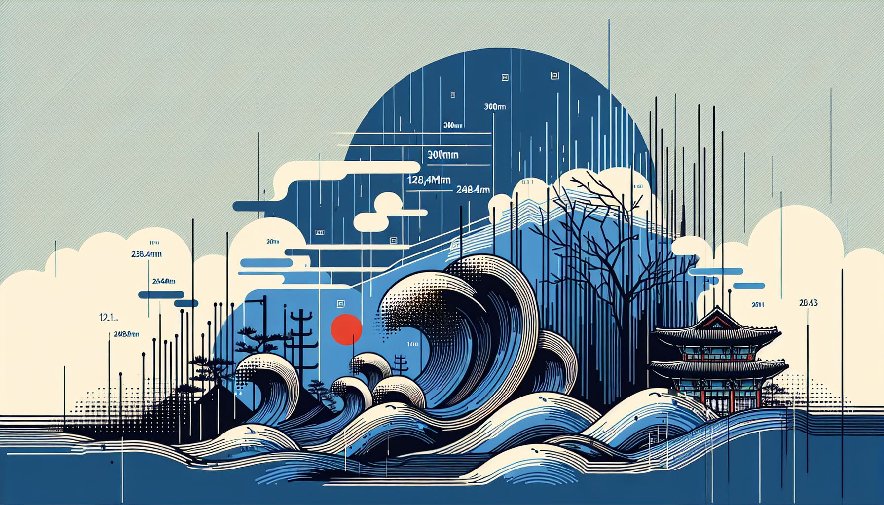 Zuid-Korea getroffen door zwaarste novemberregen in een eeuw