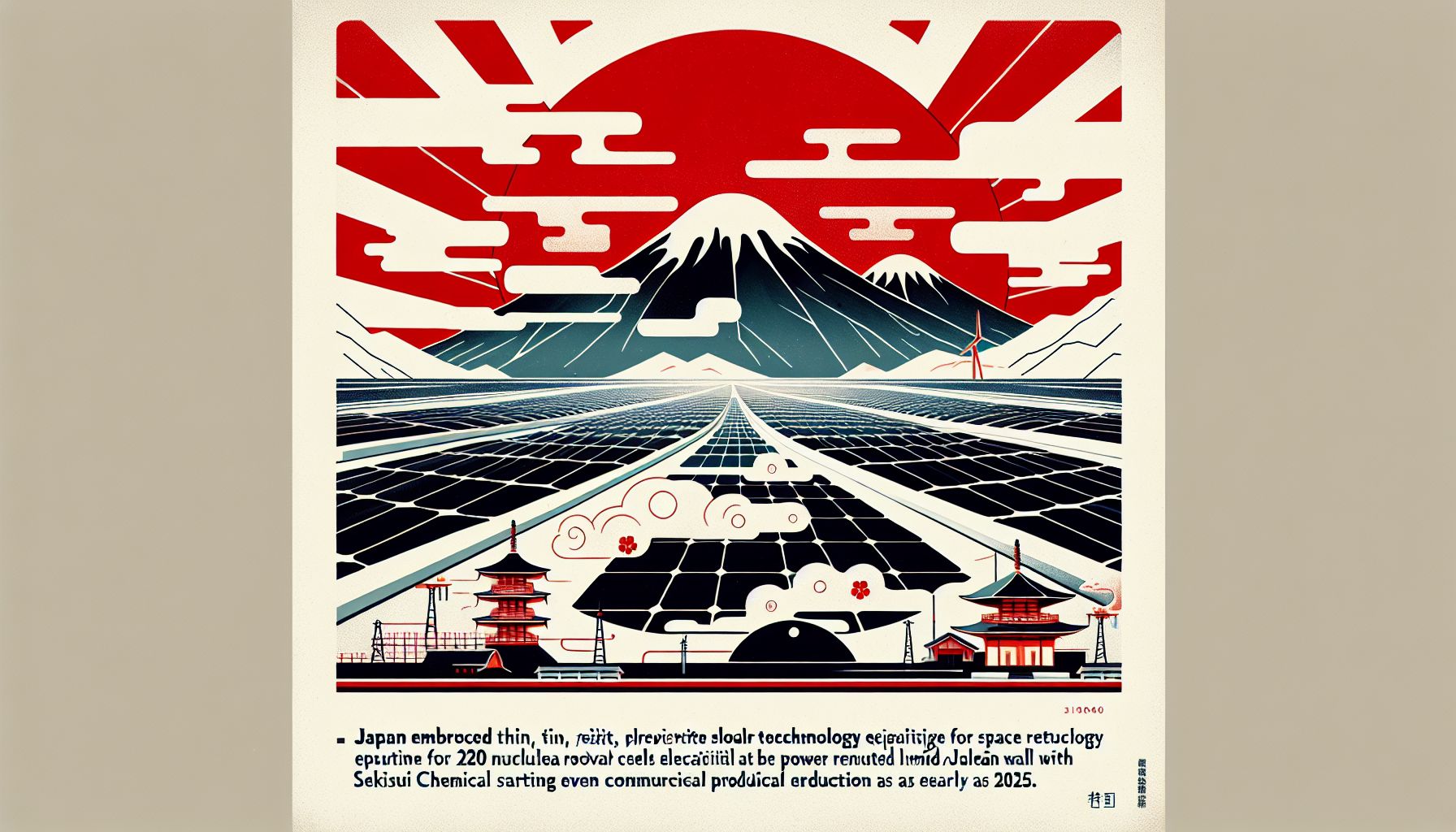 Japan Zet in op Revolutionaire Zonnetechnologie: 20 GW Perovskiet in 2040